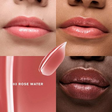 ESTEE LAUDER GLOSS GLOSSY POUT LIP OIL ROSE WATER - 2