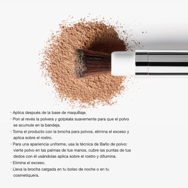 POLVO CLINIQUE BLENDED FACE POWDER & BRUSH INVISIBLE BLEND - 2