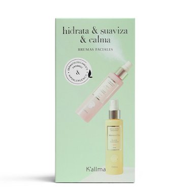 PACK KALLMA 2 BRUMAS FACIALES ROSAS + MANZANILLA