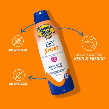 PROTECTOR SOLAR BANANA BOAT DRY BALANCE SPORT SPF50+ x 170 G - 3