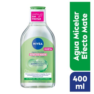 AGUA MICELAR EFECTO MATE NIVEA 400 ML - 1