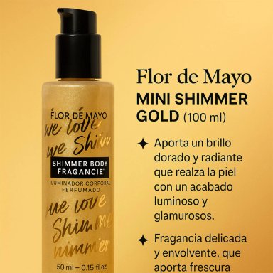 BRUMA CORPORAL FLOR DE MAYO SHIMMER BODY FRAGRANCE GOLD 100 ML - 2