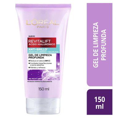 PACK L'ORÉAL CREMA GEL + GEL LIMPIADOR REVITALIFT - 2