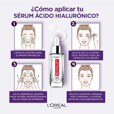 PACK L'ORÉAL SÉRUM ROSTRO +CREMA GEL REVITALIFT - 8
