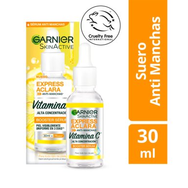 PACK GARNIER EXPRESS ACLARA CREMA FPS30 + SÉRUM 30 ML - 3