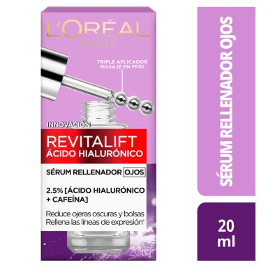 PACK L'ORÉAL PARIS SÉRUM ROSTRO + SÉRUM OJOS REVITALIFT ÁCIDO HIALURÓNICO - 2