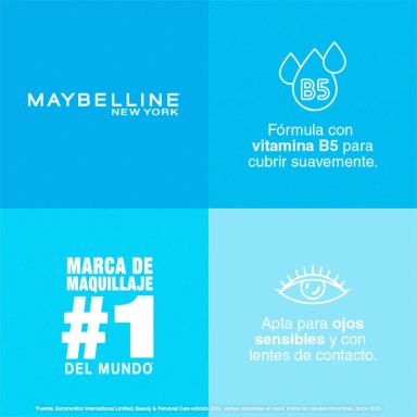 PACK MAYBELLINE MÁSCARA FIREWORK WATERPROOF + BRILLO LABIAL LIFTER GLOSS MOON - 6