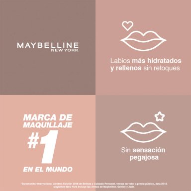 PACK MAYBELLINE MÁSCARA FIREWORK WATERPROOF + BRILLO LABIAL LIFTER GLOSS MOON - 10