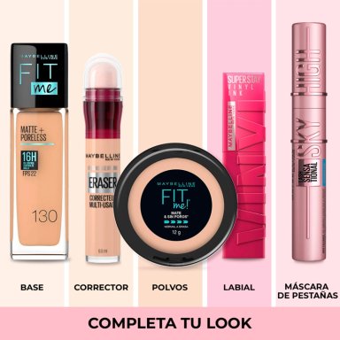 PACK MAYBELLINE BASE LÍQUIDA FIT ME 128 + POLVO COMPACTO FIT ME 128 - 9
