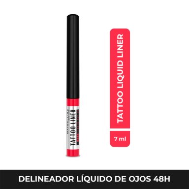 PACK MAYBELLINE MÁSCARA FIREWORK WATERPROOF + DELINEADOR LÍQUIDO TATTOO LINER 48H DEEP IN - 7