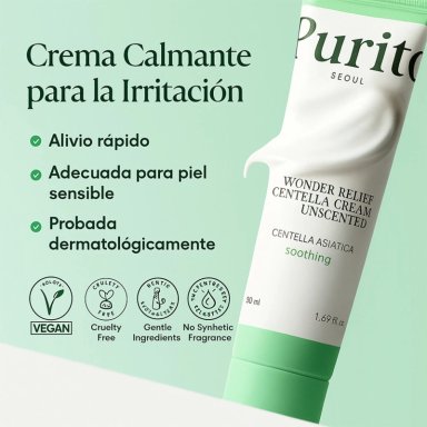 CREMA PURITO SEOUL WONDER RELEAF CENTELLA CREAM UNSCENT 50 ML - 2