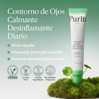 CONTORNO DE OJOS PURITO SEOUL WONDER RELEAF CENTELLA EYECREAM UNSCENT 30 ML - 2
