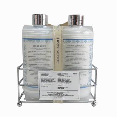 SET DUCHA BODY SECRET TRIO SANTORINI 300M+300ML - 4