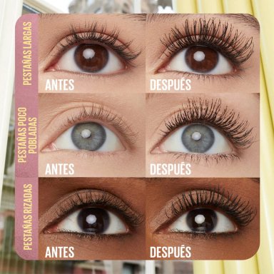MÁSCARA DE PESTAÑAS LAVABLE MAYBELLINE COLOSSAL BUBBLE VERY BLACK - 5