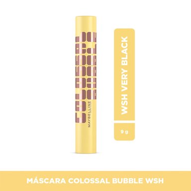 MÁSCARA DE PESTAÑAS LAVABLE MAYBELLINE COLOSSAL BUBBLE VERY BLACK - 6