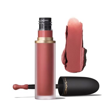 MOUSSE PARA LABIOS Y MEJILLAS MAC POWDER KISS VELVET TEDDY - 1