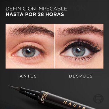 DELINEADOR DE OJOS L`OREAL HAUTE PRECISION BLACK SILK 010 - 7
