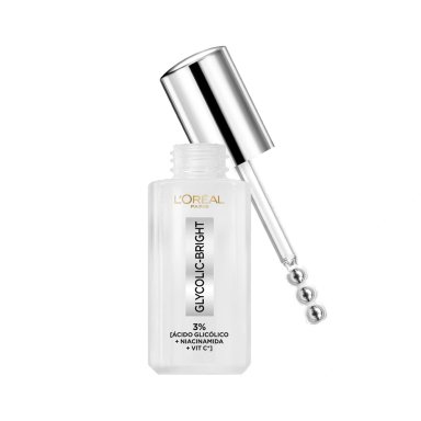 PACK L'ORÉAL SÉRUM ROSTRO + SÉRUM OJOS GLYCOLIC BRIGHT - 3