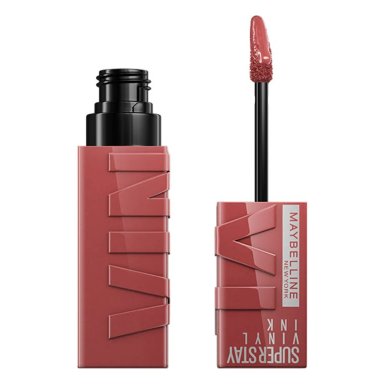 SET MAYBELLINE VINYL INK PEPPY + GLOSS MOON - 6