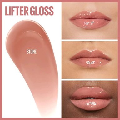 TRIO LABIALES NUDES MAYBELLINE LIFTER LINER PEAKING + TEDDY TINT 15 SKINNYDIP + LIFTER GLOSS STONE - 4