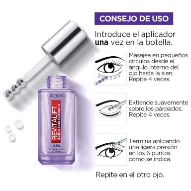 SET TRIO SERUMS LOREAL PARIS RETINOL + SERUM REVITALIFT AH + SERUM REVITALIFT OJOS - 6