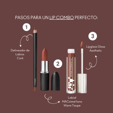 SET MAC BROWN LIPS LIP COMBO - 2