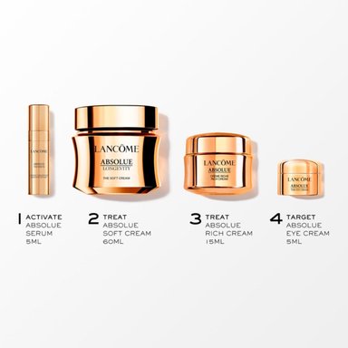 SET ABSOLUTE SOFT LANCOME CREAM 60ML+SÉRUM 5ML+YEUX 5ML+RICH CREAM 15ML - 2