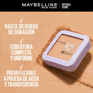BASE MAQUILLAJE MAYBELLINE SUPERSTAY FLEX POWDER 120 - 5