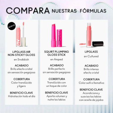 MINI LABIAL MAC LIPGLASS AIR NON-STICKY GLOSS AESTHETIC - 5