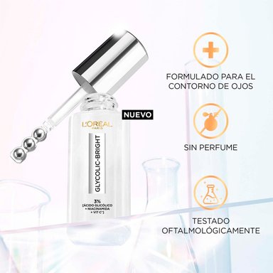 PACK TRATAMIENTO L'OREAL GLYCOLIC BRIGHT T SÉRUM ROSTRO+CREMA DÍA - 8