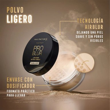 POLVO SUELTO MAX FACTOR FACEFINITY PRO BLUR TRANSLÚCIDO - 6