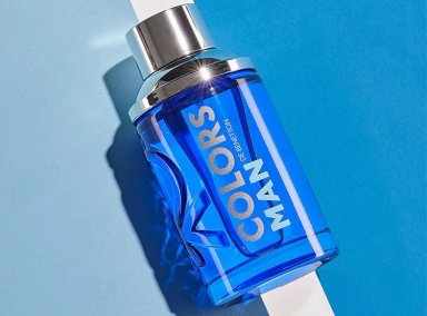 PERFUME BENETTON COLORS BLUE HOMBRE EDT 100 ML - 3