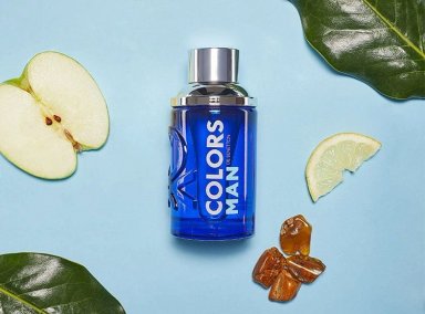PERFUME BENETTON COLORS BLUE HOMBRE EDT 100 ML - 4