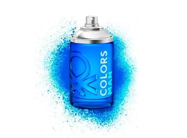 PERFUME BENETTON COLORS BLUE HOMBRE EDT 100 ML - 5