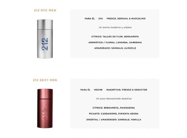 PERFUME CAROLINA HERRERA 212 MEN NYC HOMBRE EDT 100ML - 3