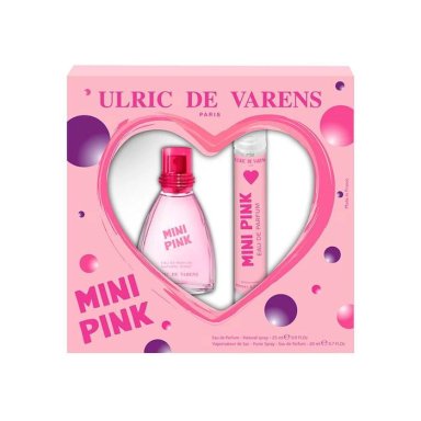 SET MINI PINK ULRIC DE VARENS EDP MUJER 25ML + 20ML