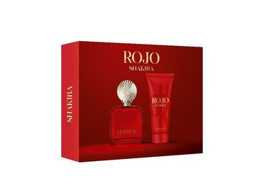 SET PERFUME SHAKIRA ROJO MUJER EDP 50ML + BODY LOTION 75ML - 1