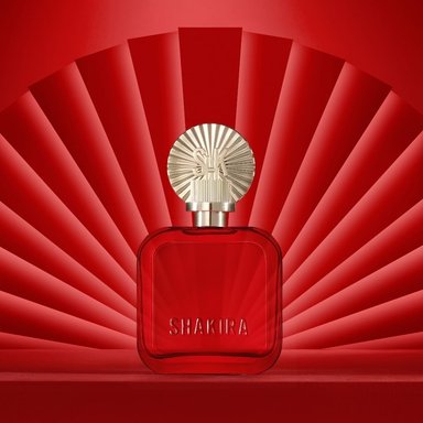 SET PERFUME SHAKIRA ROJO MUJER EDP 50ML + BODY LOTION 75ML - 2