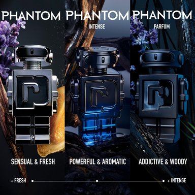 PERFUME RABANNE PHANTOM INTENSE HOMBRE EDP 50 ML - 4