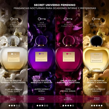 PERFUME BANDERAS HER SECRET ABSOLU MUJER EDP 80ML - 5