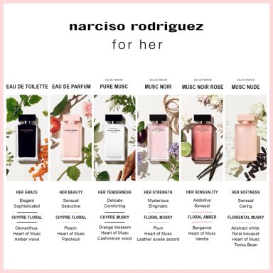 PERFUME NARCISO RODRIGUEZ FOR HER MUSC NUDE MUJER EDP 100ML - 5