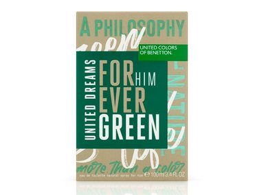 PERFUME BENETTON UNITED DREAMS FOREVER GREEN HIM HOMBRE EDT 100ML - 3