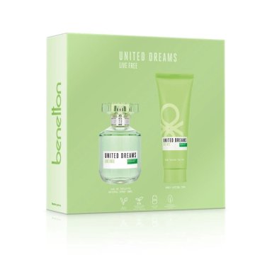 BENETTON UNITED DREAMS LIVE FREE MUJER EDT 80ML+BL 75ML - 2