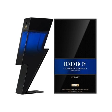 SET CAROLINA HERRERA BAD BOY COBALT PERFUME HOMBRE EDP 100ML + MALETIN - 2