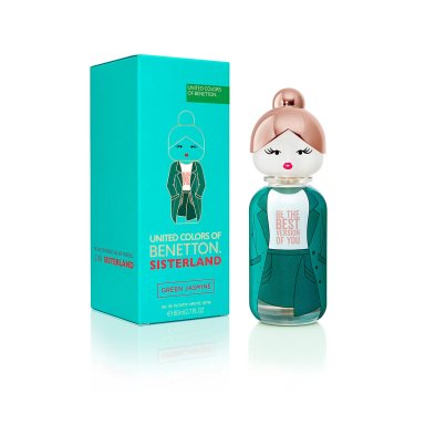 PERFUME BENETTON SISTERLAND GREEN JASMINE MUJER EDT 80 ML + TRAVEL SPRAY 10 ML - 2