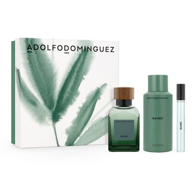 PERFUME ADOLFO DOMINGUEZ BAMBÚ HOMBRE EDP 120 ML + DESODORANTE 150 ML + MINI 10 ML - 1