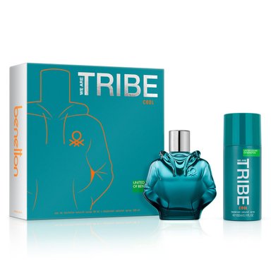 PERFUME BENETTON TRIBE COOL HOMBRE EDT 90 ML + DESODORANTE 150 ML