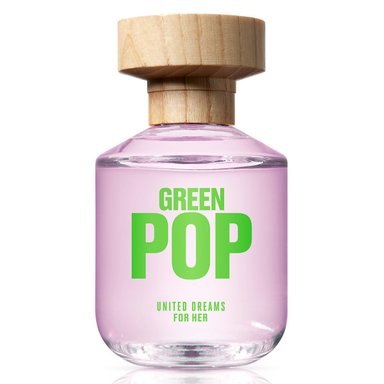 PERFUME BENETTON GREEN POP HER MUJER EDT 80 ML - 2