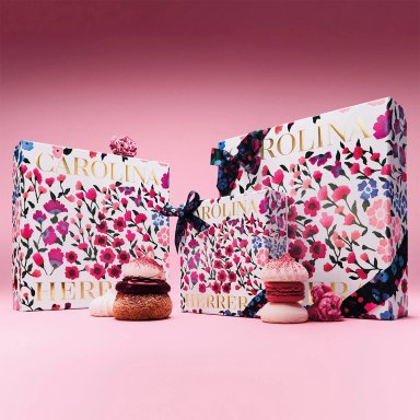 SET PERFUME CAROLINA HERRERA 212 VIP ROSE MUJER EDP 80 ML+ BODY LOTION 100 ML + MINI 10 ML - 3