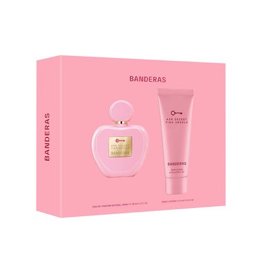 SET PERFUME BANDERAS HER SECRET PINK ABSOLU MUJER EDP 80ML+75ML - 2